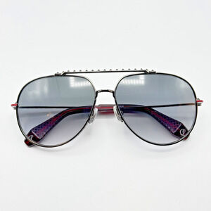 Christian Louboutin Sunglasses Greggo LB0029 08B Gunmetal Pilot Gradient 61mm